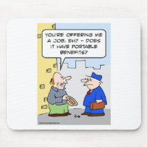 job portable benefits mousepad