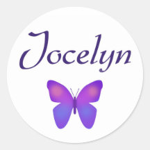 Jocelyn Round Stickers