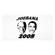 Joebama black photo card template