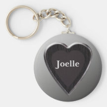 Joelle Heart Keychain by 369MyName