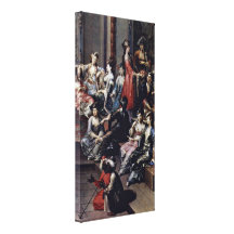 Johann Georg Platzer - Oriental Feast Gallery Wrap Canvas