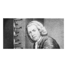 Johann Sebastian Bach Stuff Custom Photo Card