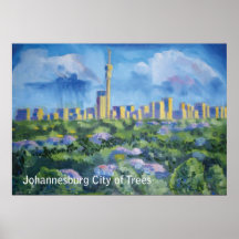 Johannesburg City of Trees Posters