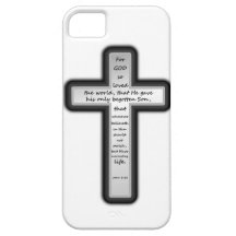 John 3:16 Cross Only iPhone 5 Cover
