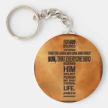 John 3:16 Keychain