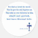 john 3:16 scripture sticker