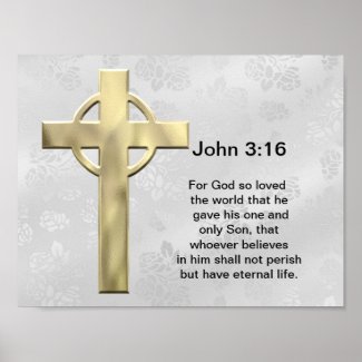 Christian Poster: John 3:16