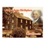 John Adams Birthplace, Massachusetts Post Cards