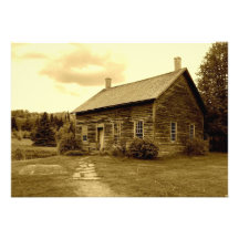 John Brown's House in the Adirondack Mountains Invite