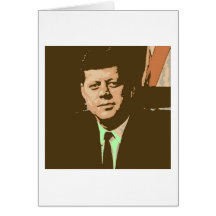 John F Kennedy Greeting Card