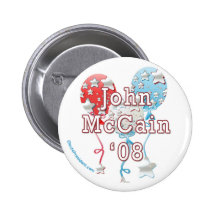 John McCain Button