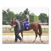 John Morrison leading "Lady on the Run" Photographic Print