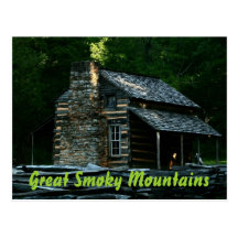 John Oliver Cabin - Great Smoky Mountains Postcards