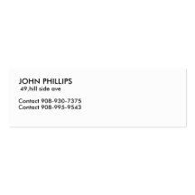 JOHN PHILLIPS BUSINESS CARD TEMPLATES