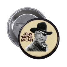 John Wayne McCain Button
