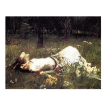 John William Waterhouse - Ophelia 1889 Post Card