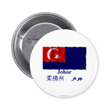 Johor waving flag with name pins