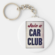 Join A Car Club Keychain