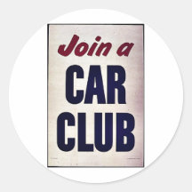 Join A Car Club Sticker