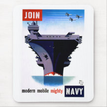 Join Modern Mobile Mighty Navy – Join the Navy Mouse Pad