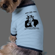 Join The Army pet clothing