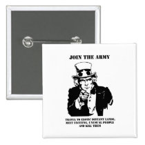 Join The Army buttons