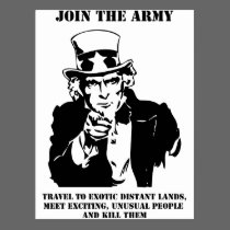 Join The Army postcards