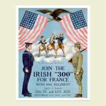 Join the Irish "300" for France (US02064) posters