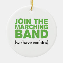 Join the Marching Band Christmas Tree Ornaments