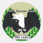 Join the TEA Party Round Stickers