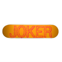 joker brown deck skate board