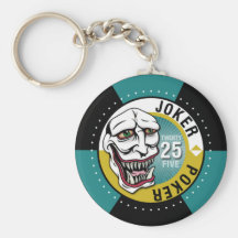 Joker Poker Keychain