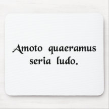 Joking aside, let us turn to serious matters. mouse pads