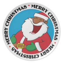 Jolly Black Saint Nicholas 2 Plate