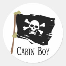 Jolly Roger Cabin Boy Sticker