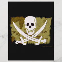 Jolly Roger Map #10 Personalized Flyer