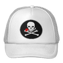 Jolly Roger (Rose)Cap Hat