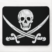 Jolly Roger Skull Mousepad