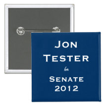 Jon Tester for U.S. Senate Button