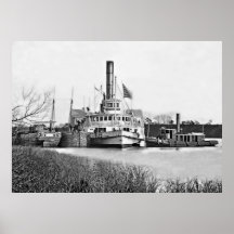 Jones Landing Mail Boat Print