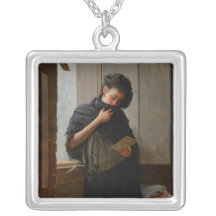 José Almeida Jr - Saudade (Longing) (1899) Custom Jewelry