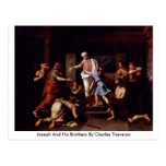 Joseph And His Brothers By Charles Thevenin Postcard