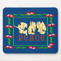 Joy and Peace Mouse pad