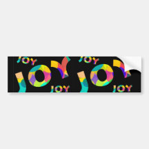 JOY BUMPER STICKER