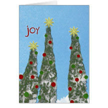 "Joy" Christmas Card