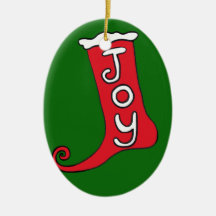 Joy Christmas Ornament