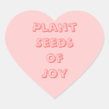 Joy Heart Sticker