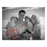 Joy Holiday Card Invitations