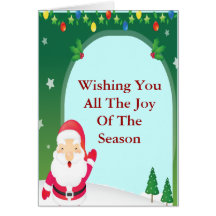 Joy of the Season Christmas card