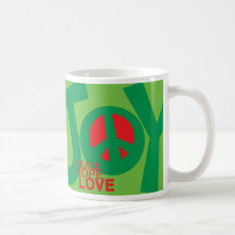 Joy, Peace, Hope and, Love mug